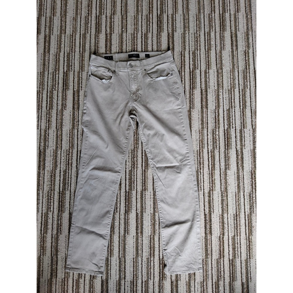 Lucky Brand 121 Slim Straight Khaki Tan Pants Mens 32x32 Chino Trousers